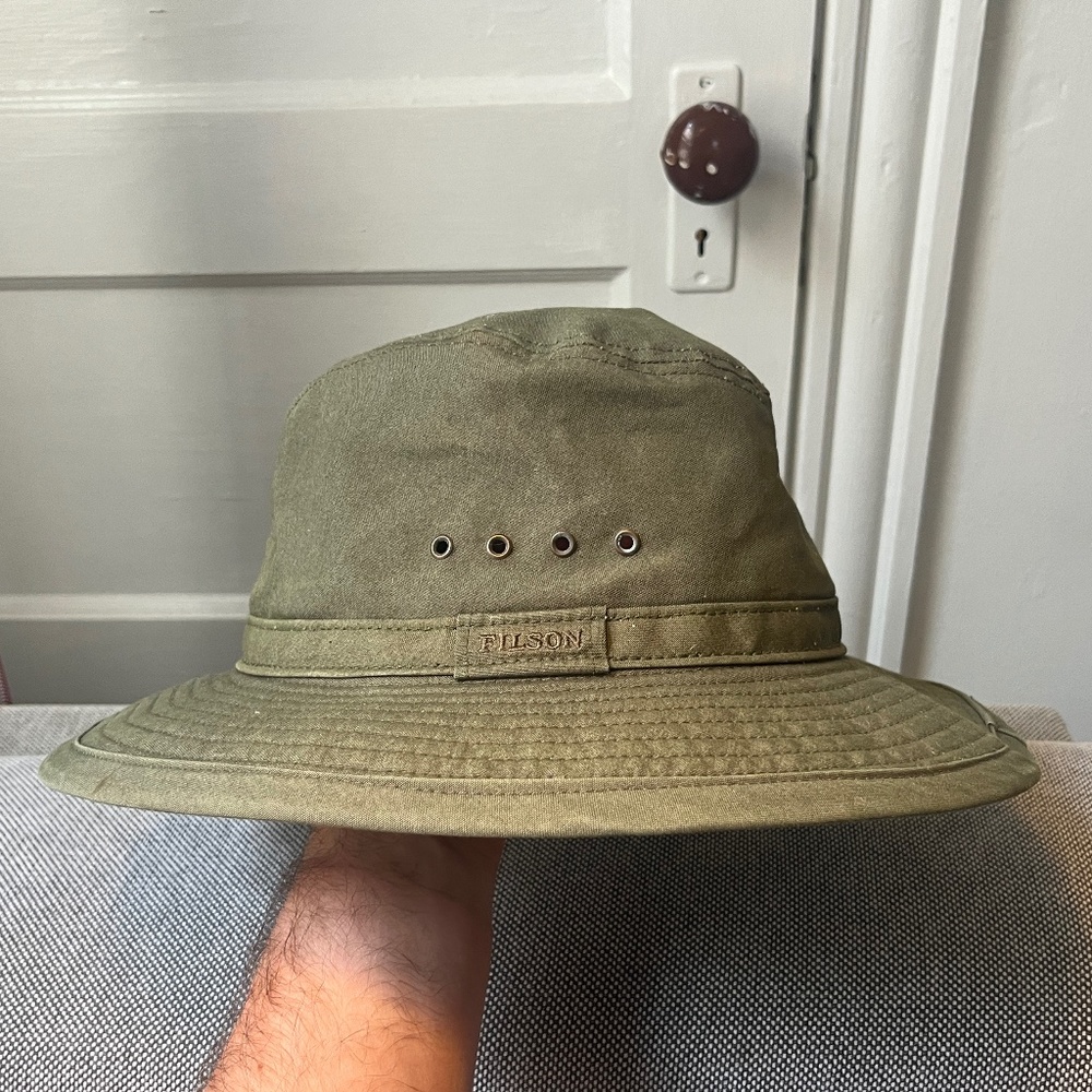 Filson Summer Packer Hat - Large - Otter Green - Excellent Used Condition